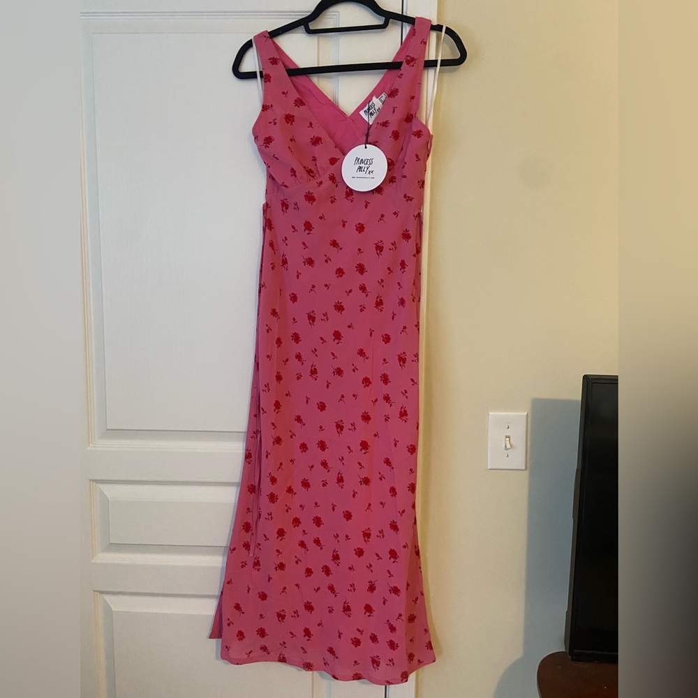 Princess Polly NWT Rose Midi dress